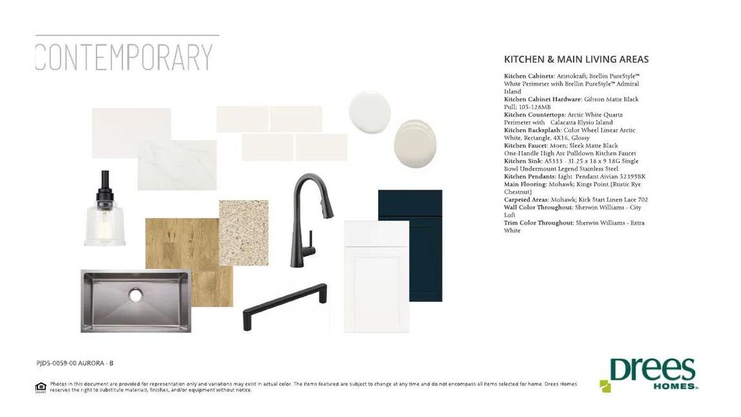 The Aurora B selection sheet The Aurora B selection sheet