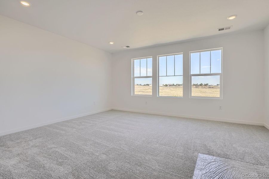 Spacious, unfurnished interior of a new home in Parterre: Paired Homes, Thornton (Image 9). Spacious, unfurnished interior of a new home in Parterre: Paired Homes, Thornton (Image 9).