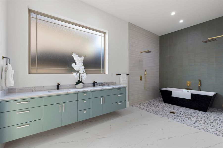 Furnished interior view inside a new home in , Rockwall (Image 16).