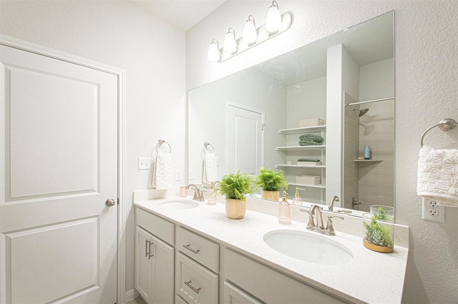 Furnished interior view inside a new home in Sage Hollow, Kyle (Image 26).