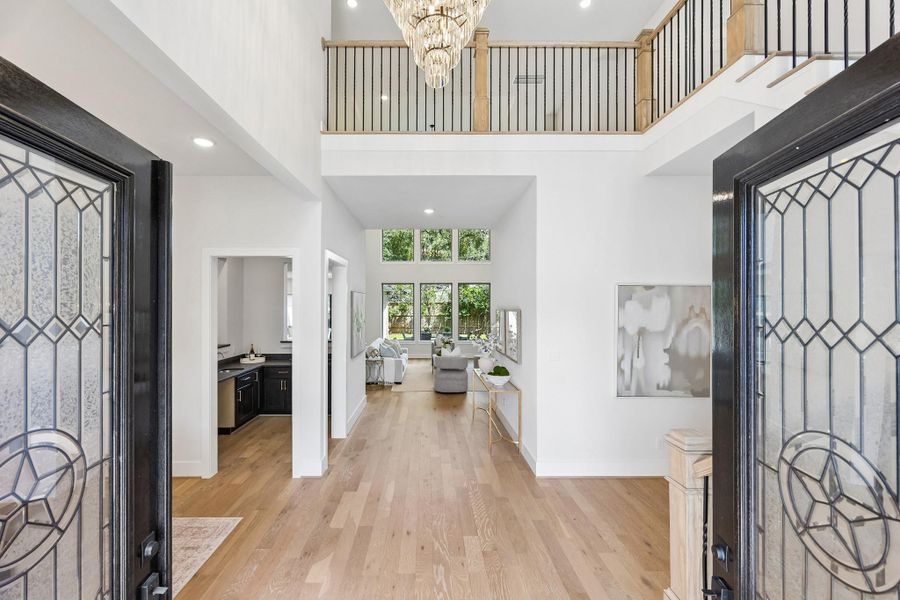 Furnished interior view inside a new home in , Houston (Image 12).