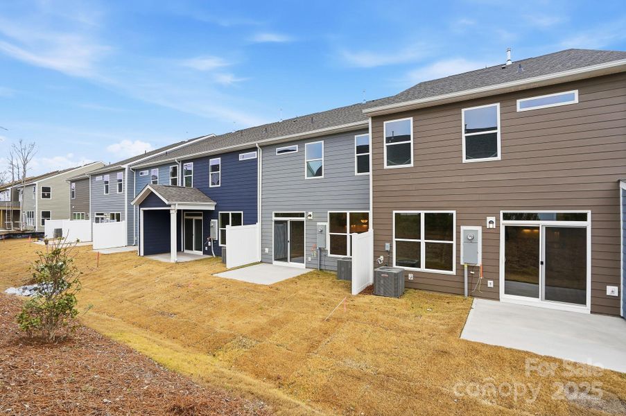 Exterior details and patio area of a home in Harrisburg Village, Harrisburg (Image 3).