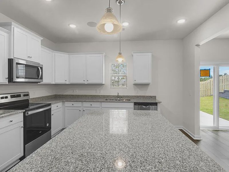 Furnished interior view inside a new home in Providence Station at Trolley Run, Aiken (Image 9).