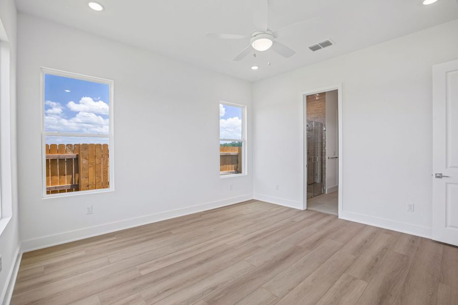 Spacious, unfurnished interior of a new home in Freedom at Anthem, Kyle (Image 23). Spacious, unfurnished interior of a new home in Freedom at Anthem, Kyle (Image 23).