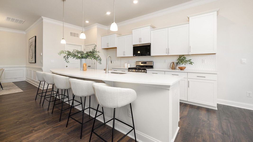 Representative furnished interior of a home built from the Azalea by D.R. Horton in Reserve at Tap Root Farms, Fletcher (Image 7). Representative furnished interior of a home built from the Azalea by D.R. Horton in Reserve at Tap Root Farms, Fletcher (Image 7).