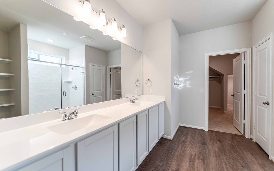 Furnished interior view inside a new home in Sanctuary, Salado (Image 6).