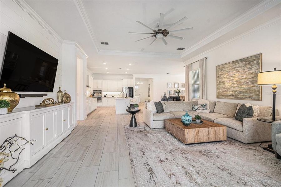 Furnished interior view inside a new home in , Wimauma (Image 32).