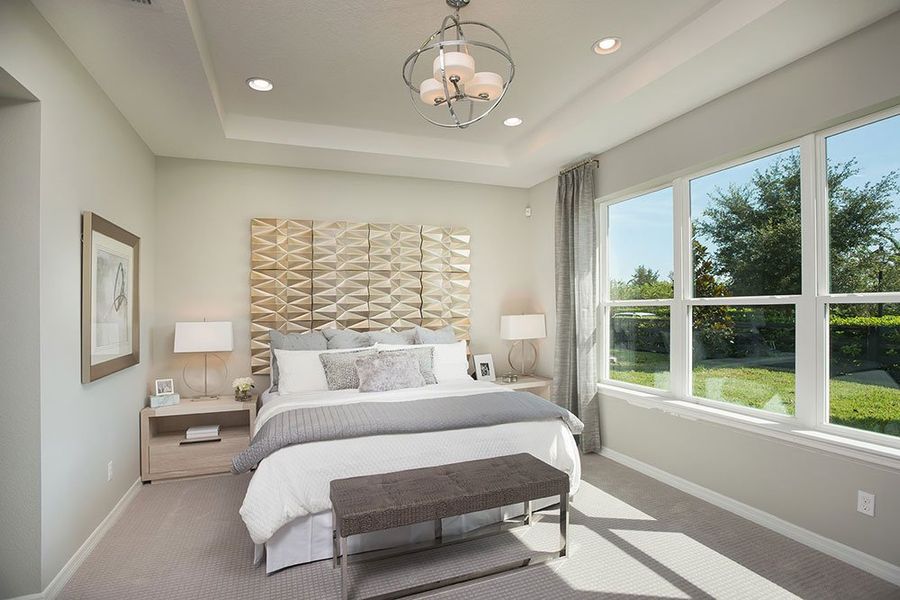 Representative furnished interior of a home built from the Saint Thomas by Taylor Morrison in Central Park, Port St. Lucie (Image 10).