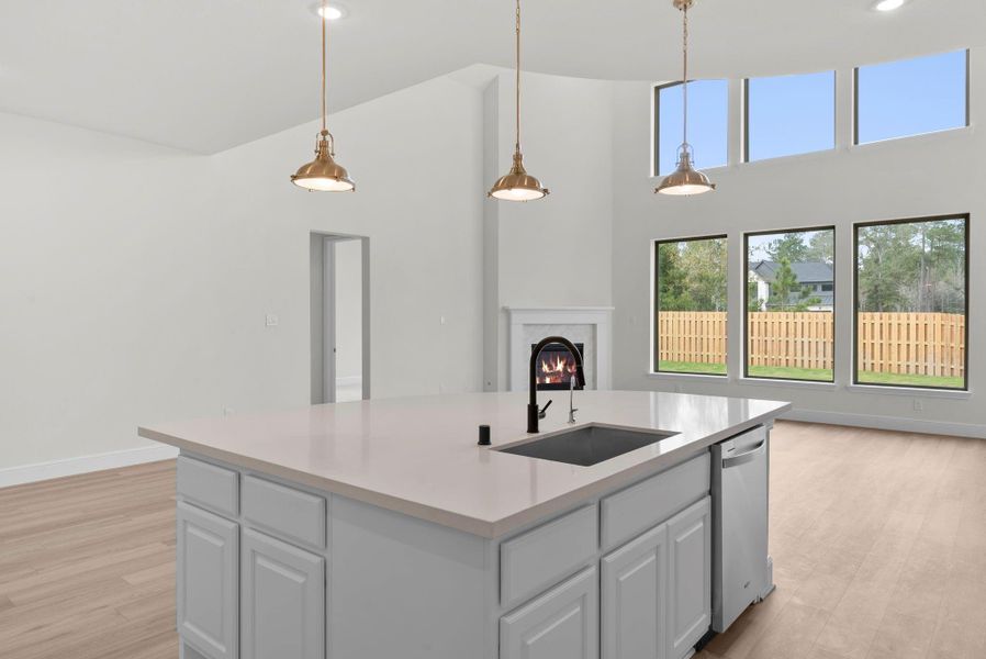 Furnished interior view inside a new home in Colton, Montgomery (Image 9).