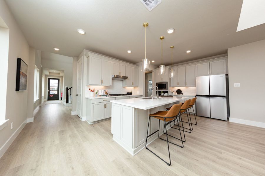 Representative furnished interior of a home built from the Somerset by Beazer Homes in Bridgeland: Premier Collection, Cypress (Image 4).