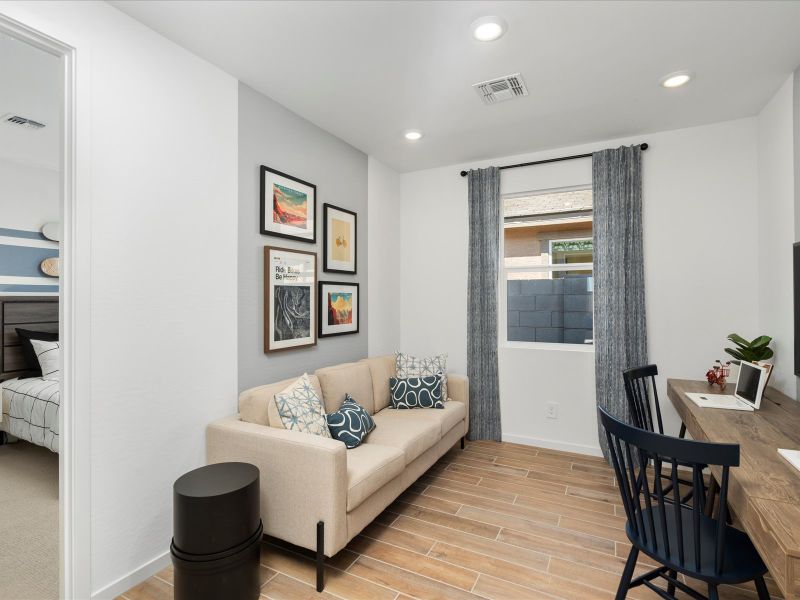 Furnished interior view inside a new home in Abel Ranch Reserve Series, Goodyear (Image 11).