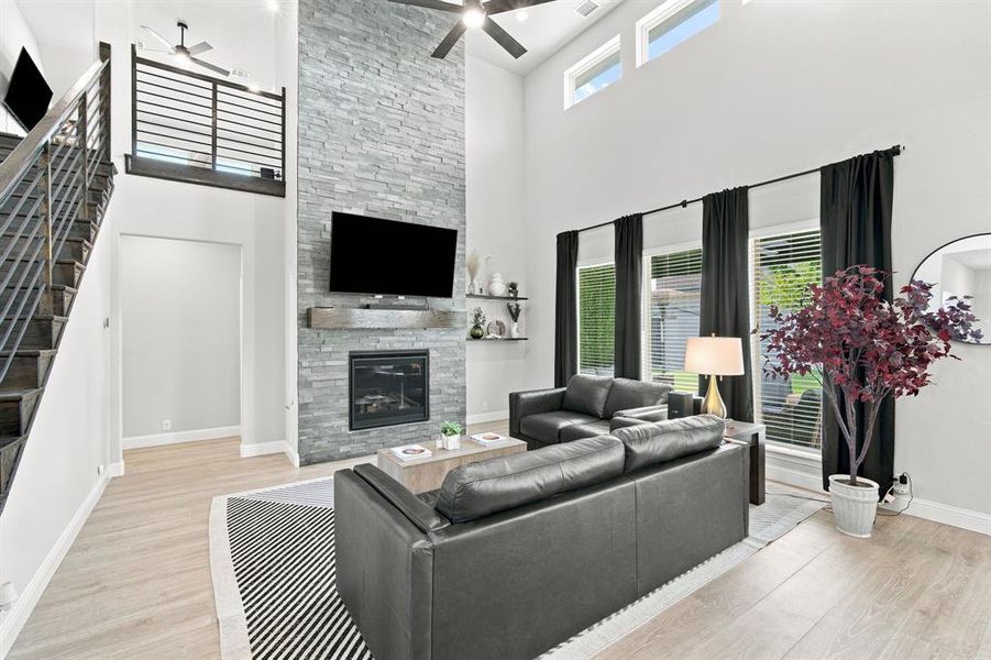 Furnished interior view inside a new home in , Midlothian (Image 27). Furnished interior view inside a new home in , Midlothian (Image 27).