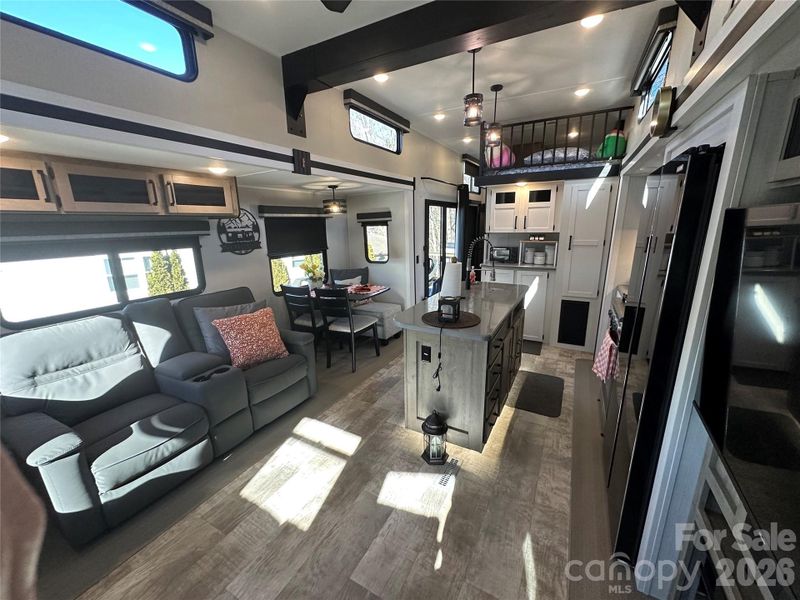 Furnished interior view inside a new home in , New London (Image 12).