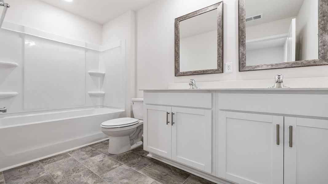Furnished interior view inside a new home in Durbin Meadows Traditions, Fountain Inn (Image 9).