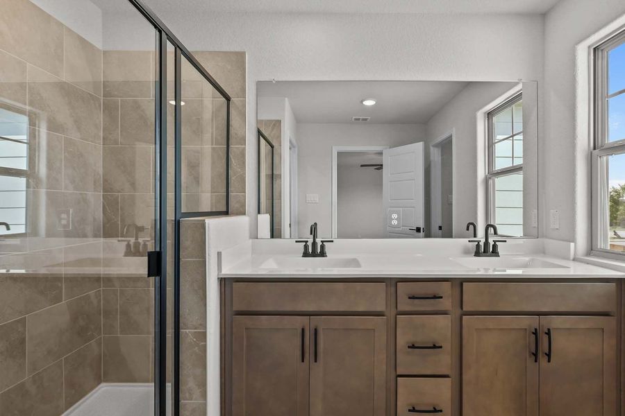 Representative furnished interior of a home built from the The Florence B by Davidson Homes LLC in Cedar Heights, San Antonio (Image 11).