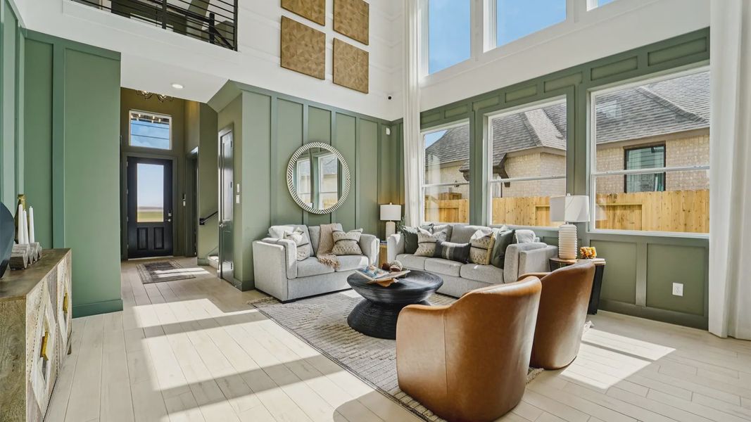Representative furnished interior of a home built from the Laramie by Chesmar Homes in Wildrye 45', Waller (Image 6). Representative furnished interior of a home built from the Laramie by Chesmar Homes in Wildrye 45', Waller (Image 6).