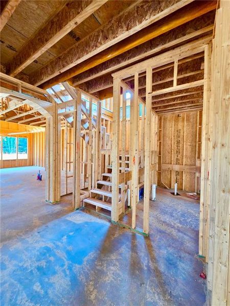 In-progress construction of a new home in , Waleska, GA (Image 9).