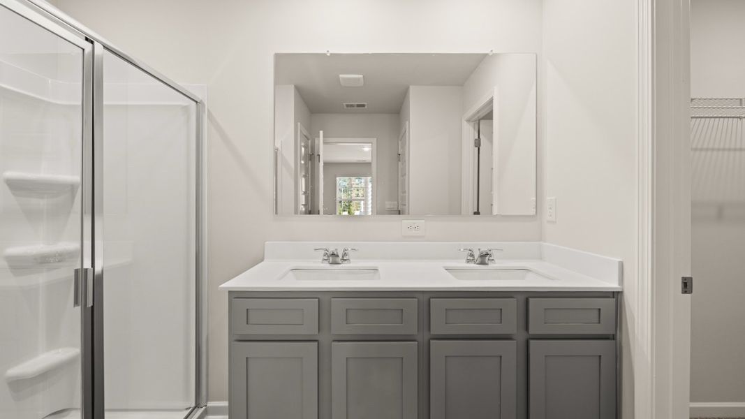 Representative furnished interior of a home built from the Plan by D.R. Horton in WillowBrook, Winder (Image 6).