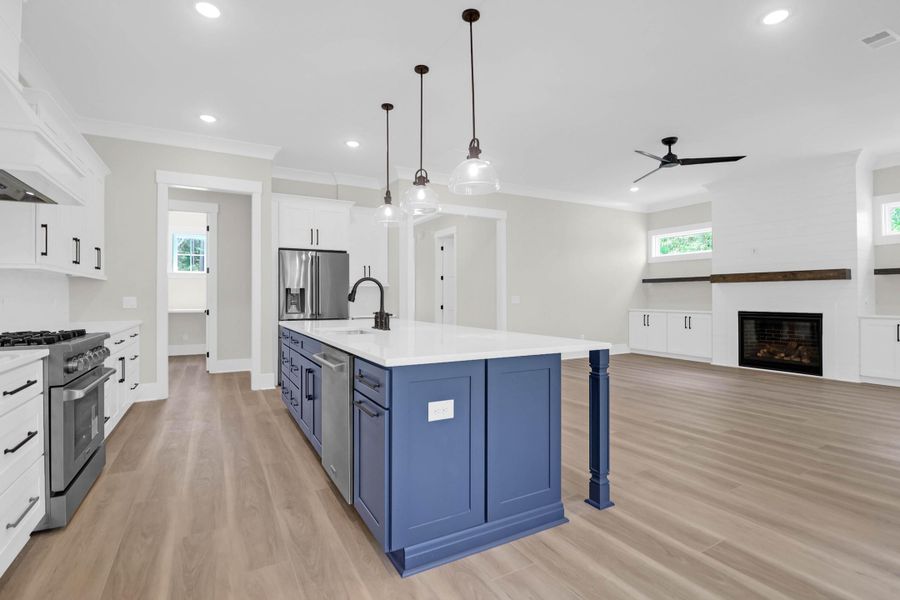 Furnished interior view inside a new home in , Summerville (Image 15).