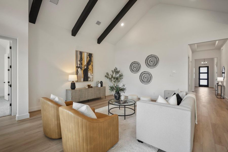 Furnished interior view inside a new home in Magnolia Bend, Rosharon (Image 21).