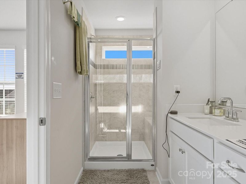 Primary walk in shower