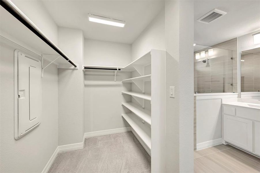 Furnished interior view inside a new home in Solterra - Garden Series, Mesquite (Image 10).