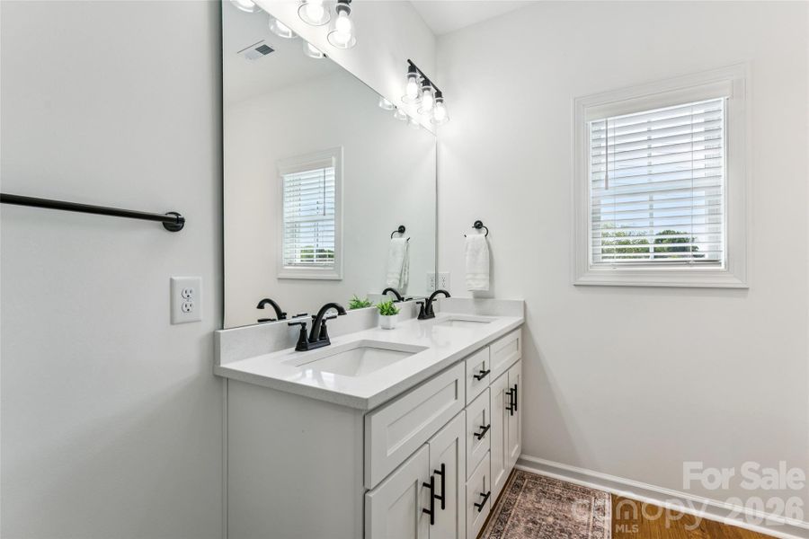 Bathroom 2 that services bedrooms 2 and 3