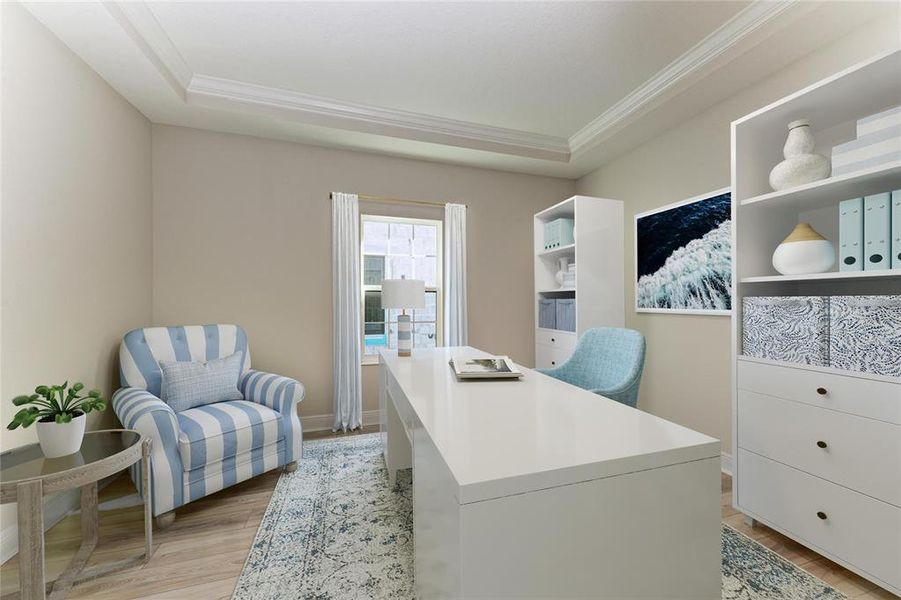 Furnished interior view inside a new home in Hawkstone, Lithia (Image 10).