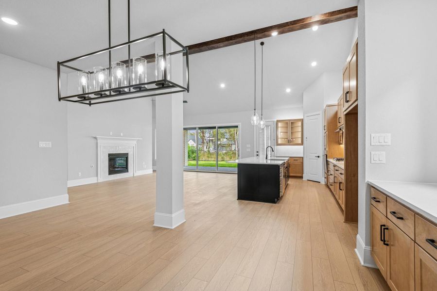 Furnished interior view inside a new home in Sienna 65' Homesites, Missouri City (Image 5).