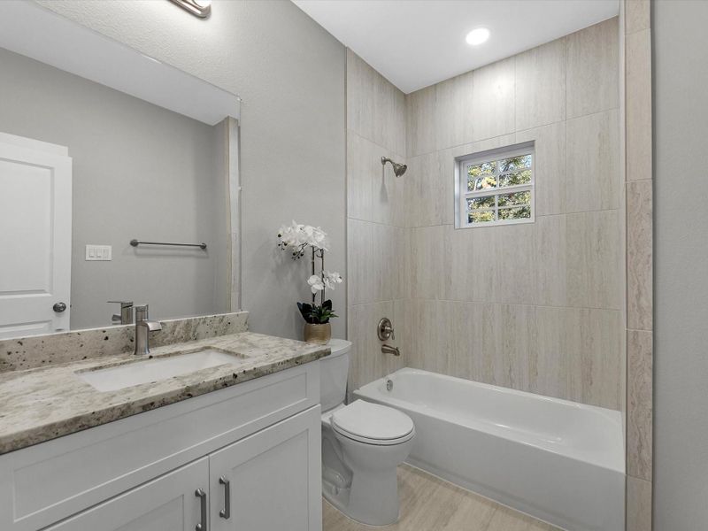 Furnished interior view inside a new home in , Houston (Image 9).