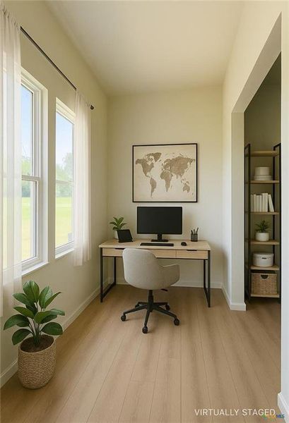 Furnished interior view inside a new home in , Elm Mott (Image 6). Furnished interior view inside a new home in , Elm Mott (Image 6).