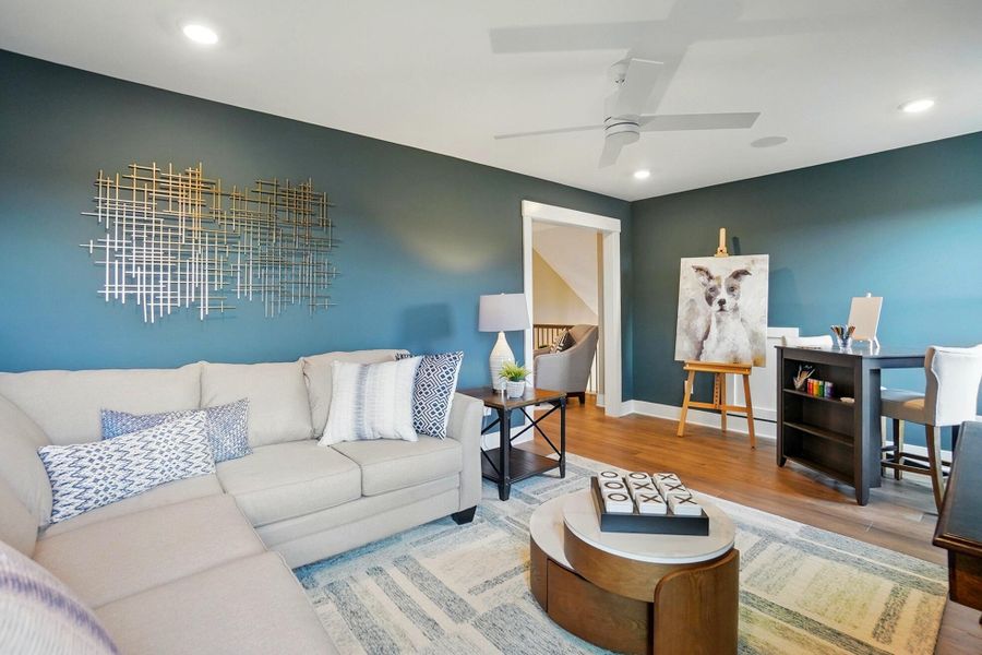 Furnished interior view inside a new home in Heritage - 55+ Community, Indian Trail (Image 32).