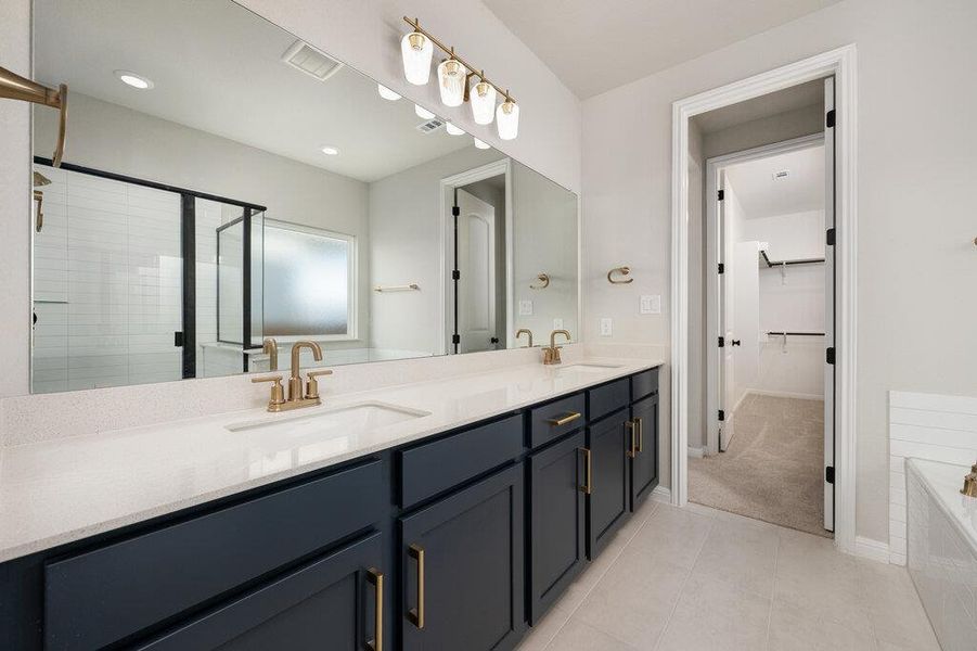 Furnished interior view inside a new home in Cannon Ranch, Dripping Springs (Image 9).