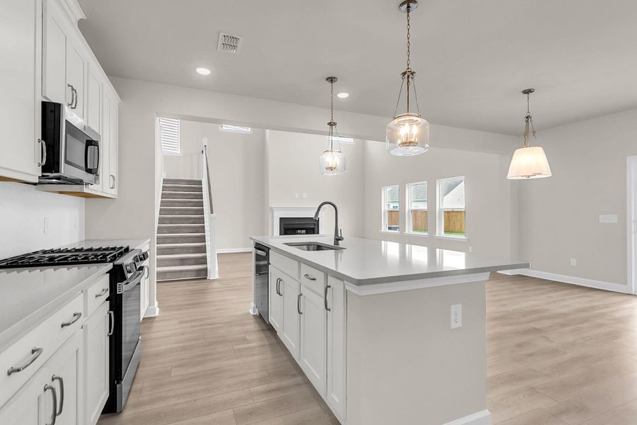 Furnished interior view inside a new home in , Summerville (Image 7). Furnished interior view inside a new home in , Summerville (Image 7).