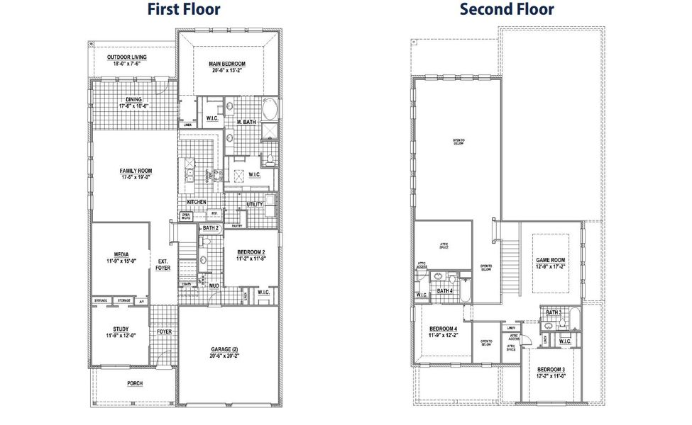 2D floor plan layout for the 1542 by American Legend Homes in Wildridge, Oak Point, TX (Image 31). 2D floor plan layout for the 1542 by American Legend Homes in Wildridge, Oak Point, TX (Image 31).
