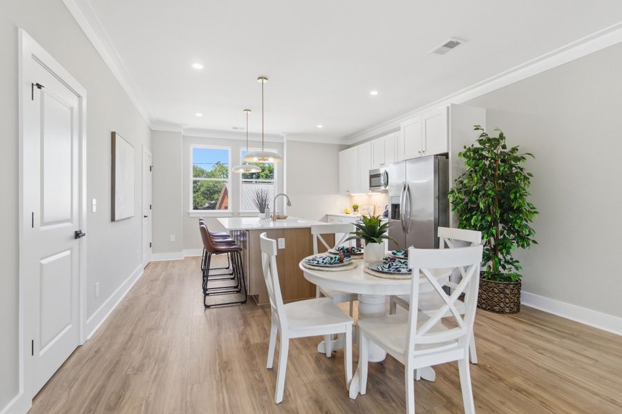 Furnished interior view inside a new home in , Charleston (Image 6).