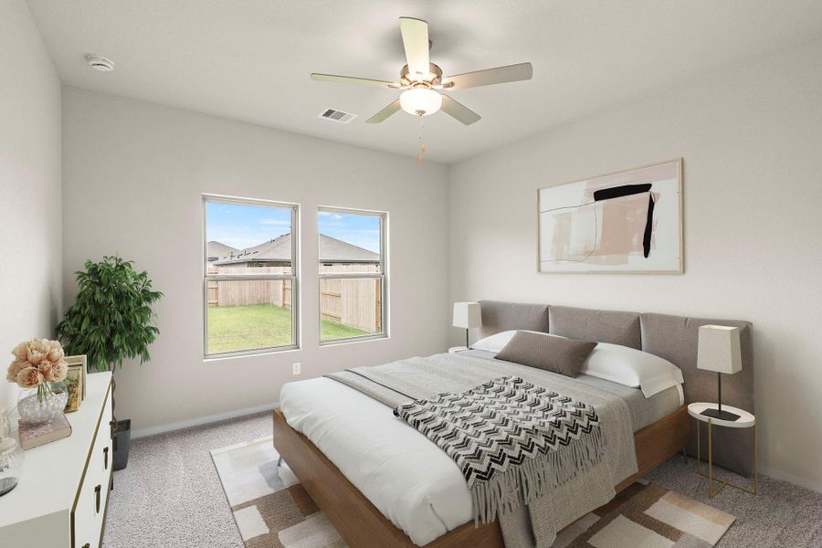 Furnished interior view inside a new home in Windrose Green, Angleton (Image 14). Furnished interior view inside a new home in Windrose Green, Angleton (Image 14).