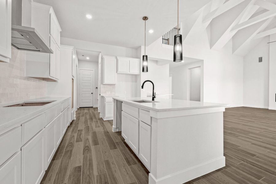 Furnished interior view inside a new home in Santa Rita Ranch, Liberty Hill (Image 13).