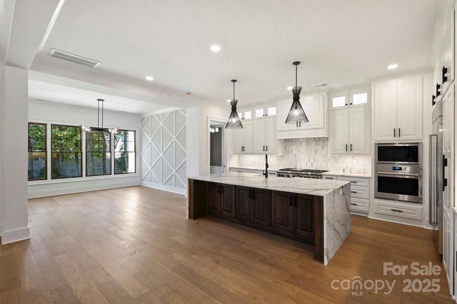 Furnished interior view inside a new home in , Charlotte (Image 8).