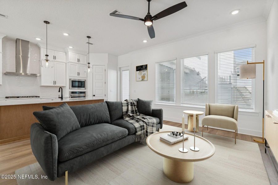 Furnished interior view inside a new home in , Jacksonville (Image 12).