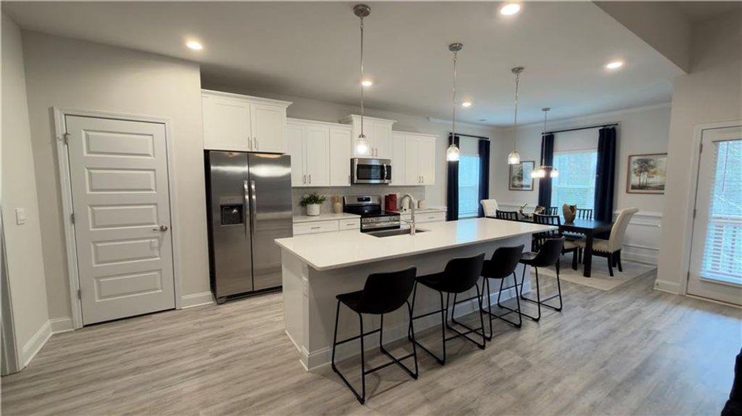 Furnished interior view inside a new home in Habersham Meadows, Demorest (Image 16).