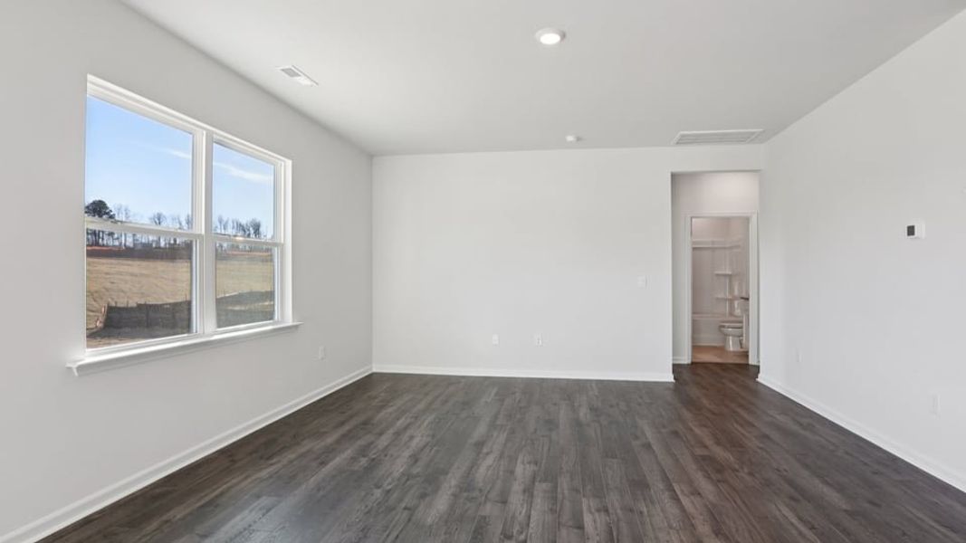 Spacious, unfurnished interior of a new home in The Landing at Winston Pointe, Clayton (Image 16). Spacious, unfurnished interior of a new home in The Landing at Winston Pointe, Clayton (Image 16).