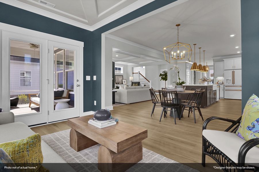 Furnished interior view inside a new home in Pineland Preserve, Summerville (Image 16).