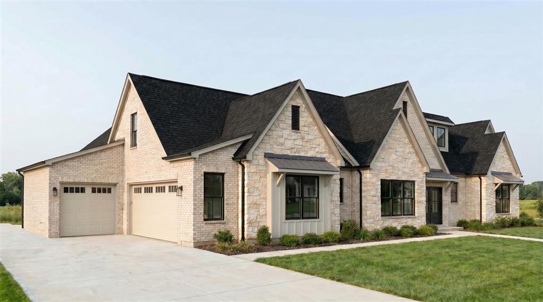 Front exterior of a new home in , Farmersville, TX, highlighting curb appeal (Image 12).