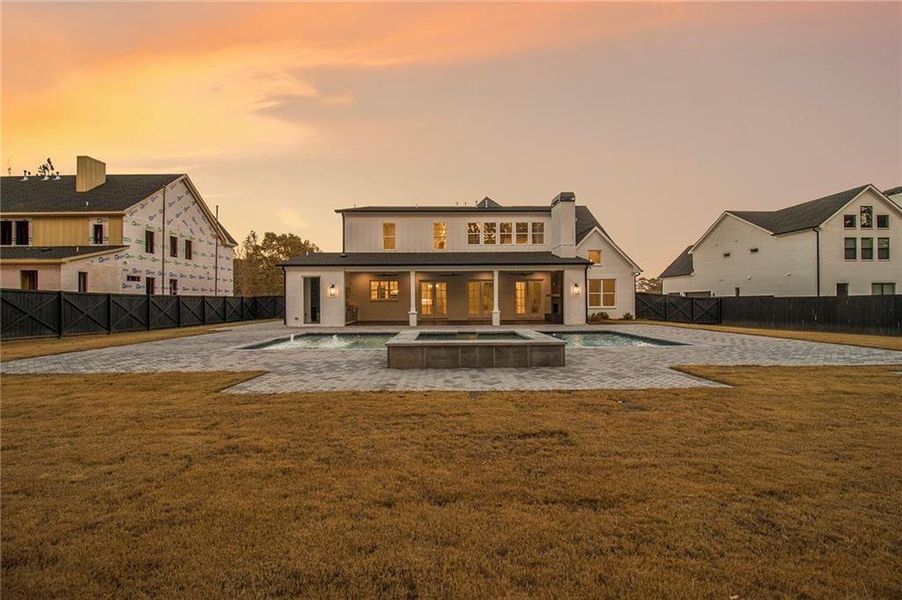 Exterior details and patio area of a home in , Bethlehem (Image 20).