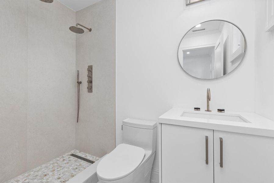 Furnished interior view inside a new home in , Palm Beach (Image 12).