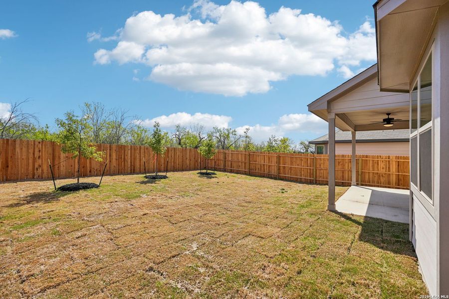 Exterior details and patio area of a home in Remington Ranch, San Antonio (Image 25). Exterior details and patio area of a home in Remington Ranch, San Antonio (Image 25).