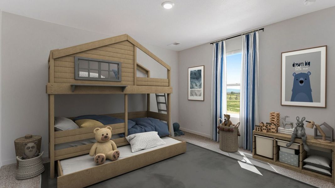 Furnished interior view inside a new home in Vista Meadows, Fort Lupton (Image 5).