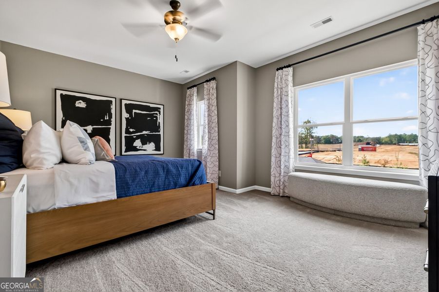 Furnished interior view inside a new home in Stonebridge North, Macon (Image 28).