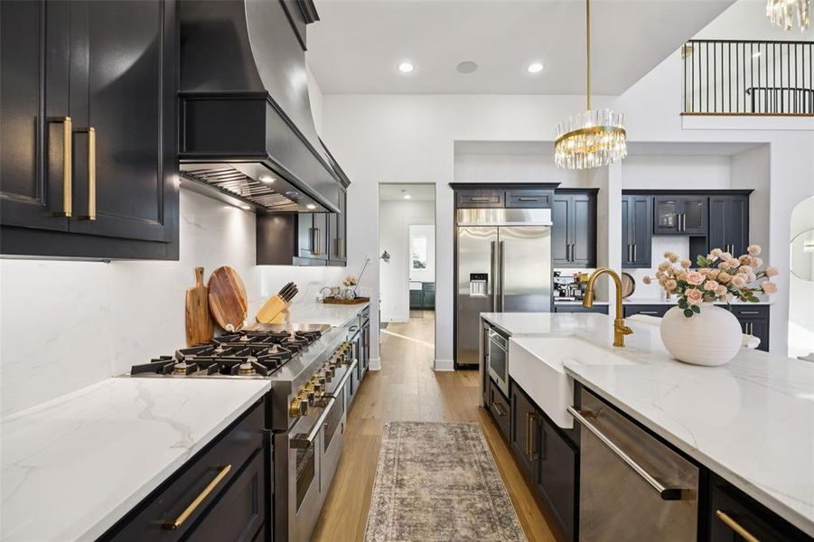 Furnished interior view inside a new home in , Flower Mound (Image 6).